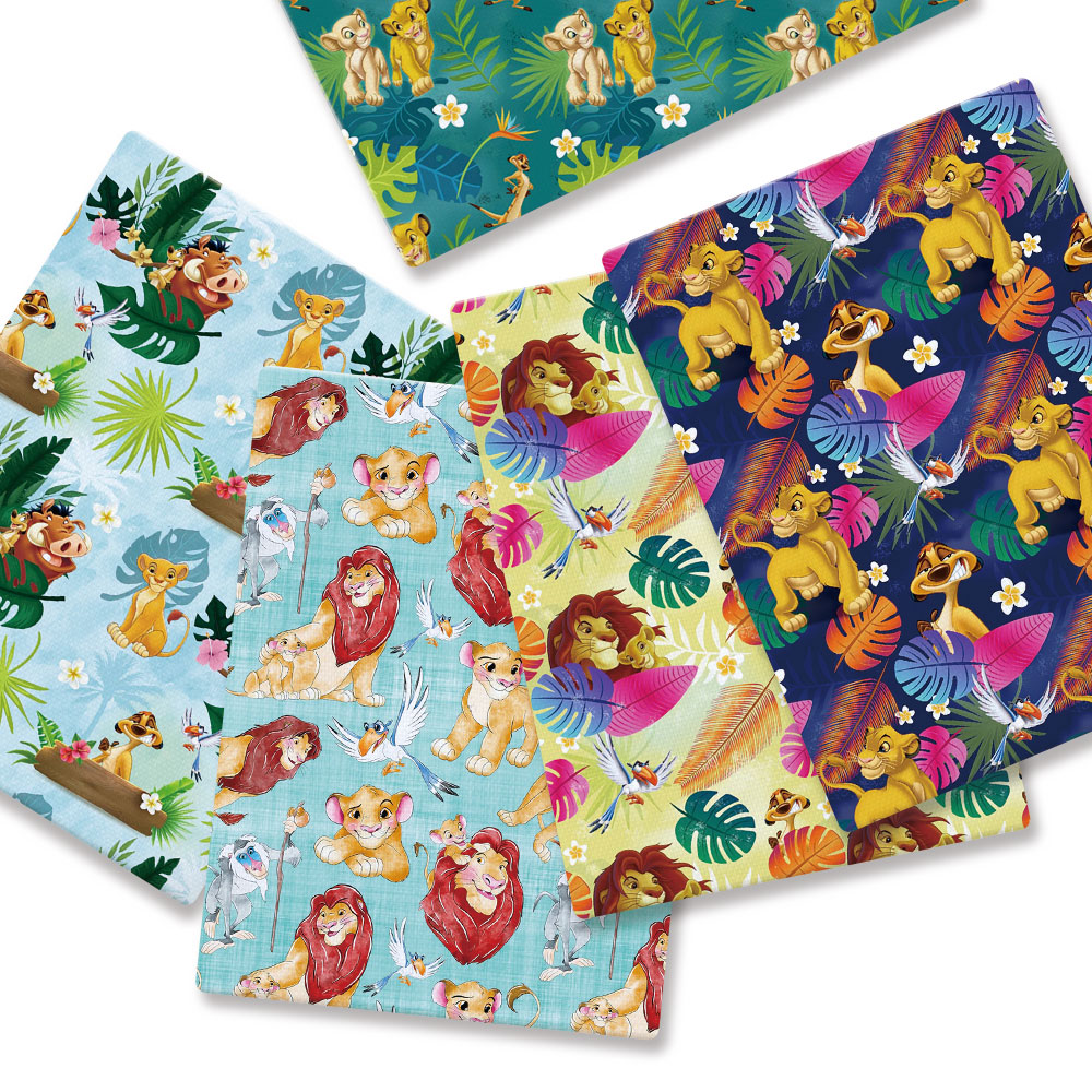 Home Textiles Brands - BEAST KINGOM 共同ブランド漫画 140x50CM 生地漫画パッチワーク子供用ホームテキスタイル縫製人形スカートカーテンガールスカート 1