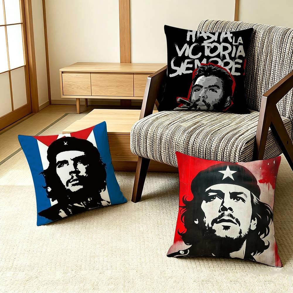 Home Textiles Inc - ヴィンテージアイコンチェ・ゲバラ・シガレット枕カバーパターンプリント枕カバーリビングルームソファクッションカバー用