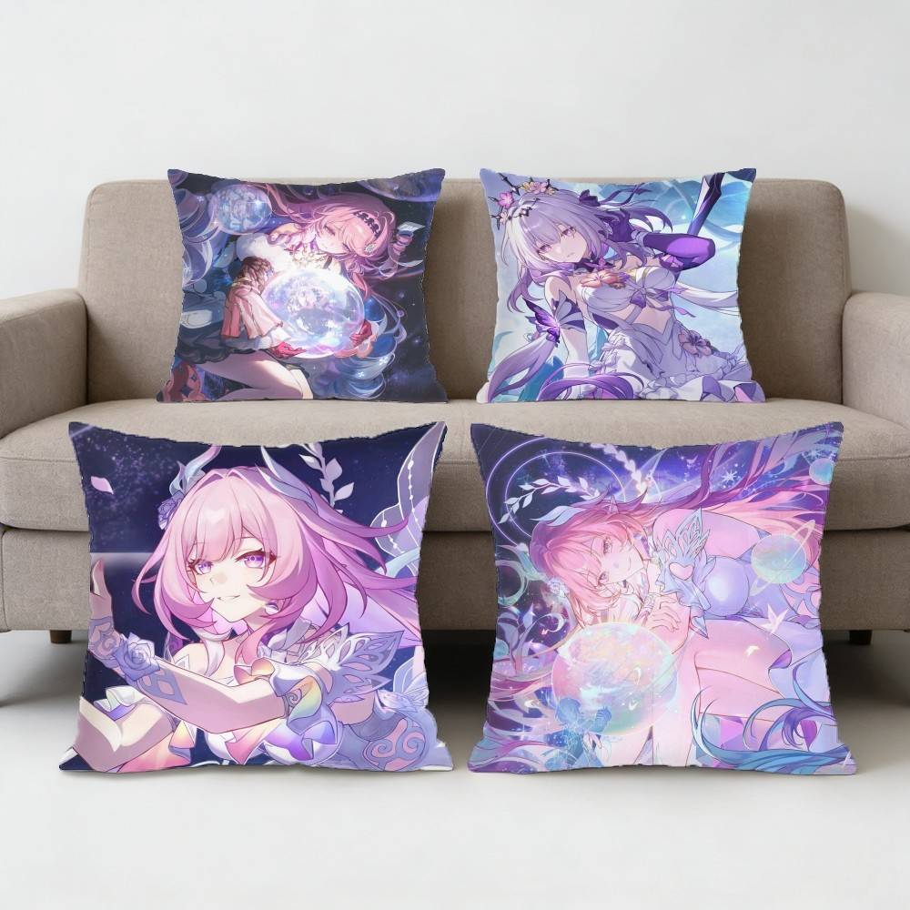 Home Textiles Inc - C-Cyrene H-Honkai スターレール枕カバー ソファ リビングルーム ホームオフィス装飾用