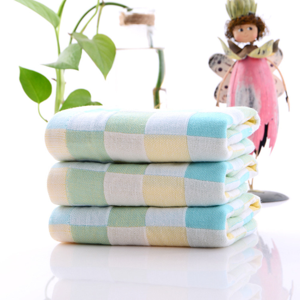 3枚入り、ガーゼ製の二重構造ハンドタオル。柔らかく、吸水性が - Home Textiles Pakistan のレビューと価格