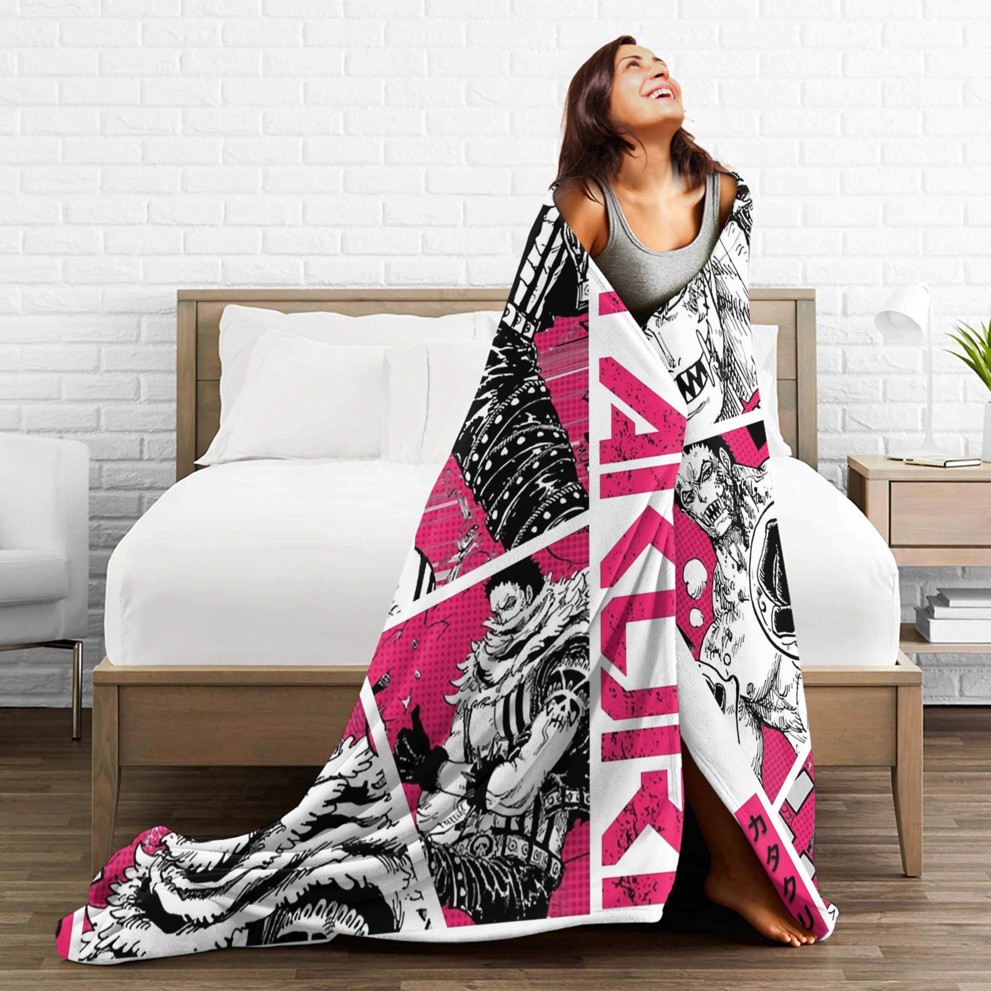 カタクリフィギュアフランネルブランケットモンキー・D・ルフィ - Bed Sheet Microfiber のレビューと価格
