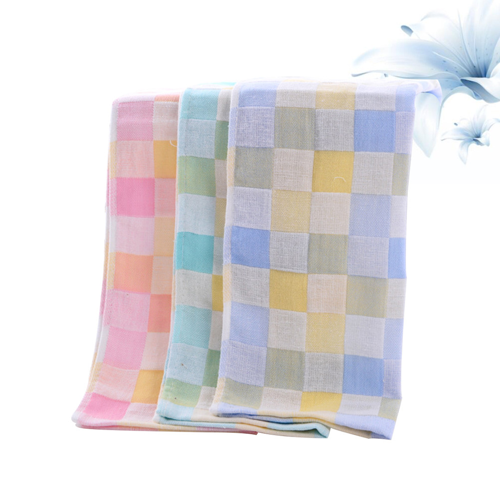 3枚入り、二重ガーゼの吸水性のある綿製ハンドタオル。速乾性が - Home Textiles Pakistan のレビューと価格