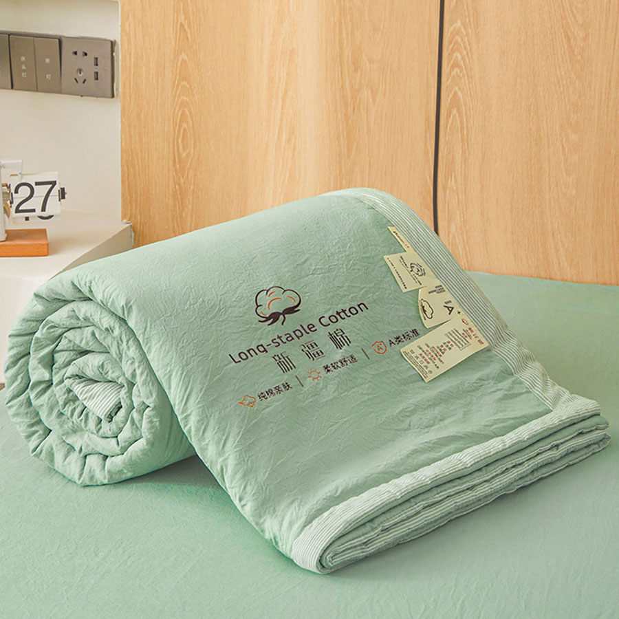マイクロファイバー夏用キルト、無地軽量エアコンキルト、洗濯機 - Bed Sheet Microfiber のレビューと価格