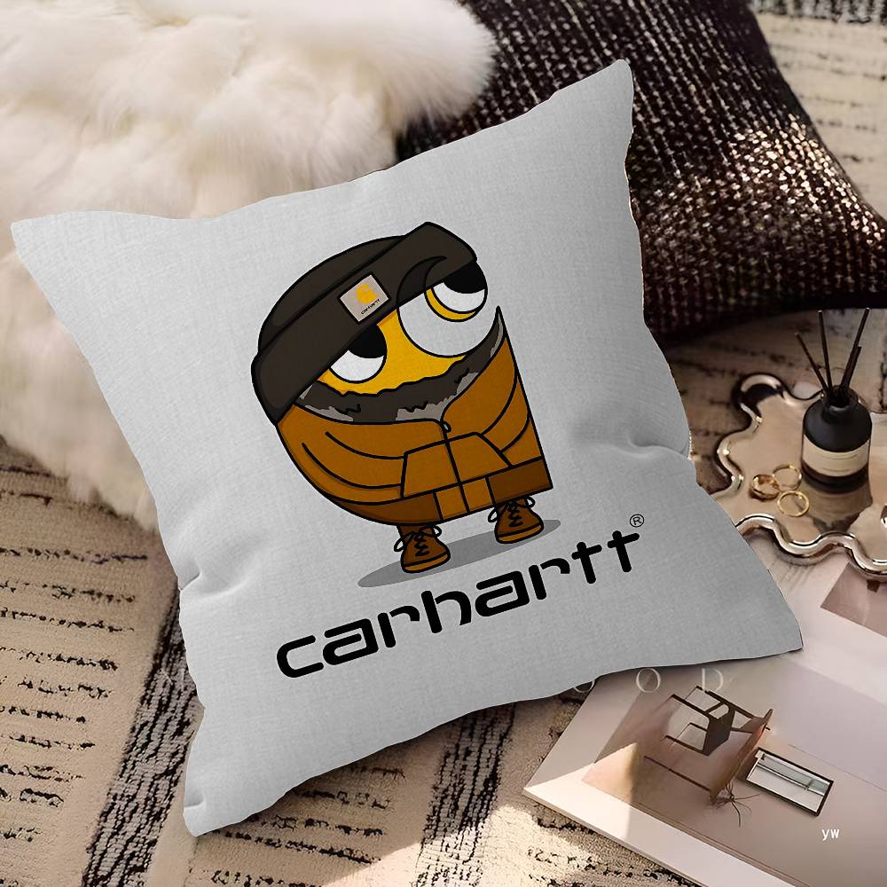 C-Carharttes ロゴ メープル デザイン クッショ - Home Textiles Inc のレビューと価格