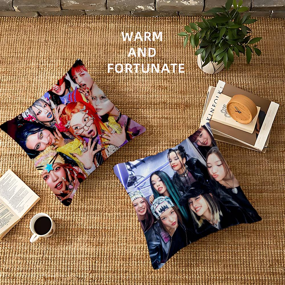 K-POP X-XGグループの枕カバー。ギフトに最適。自宅、 - Home Textiles Group のレビューと価格