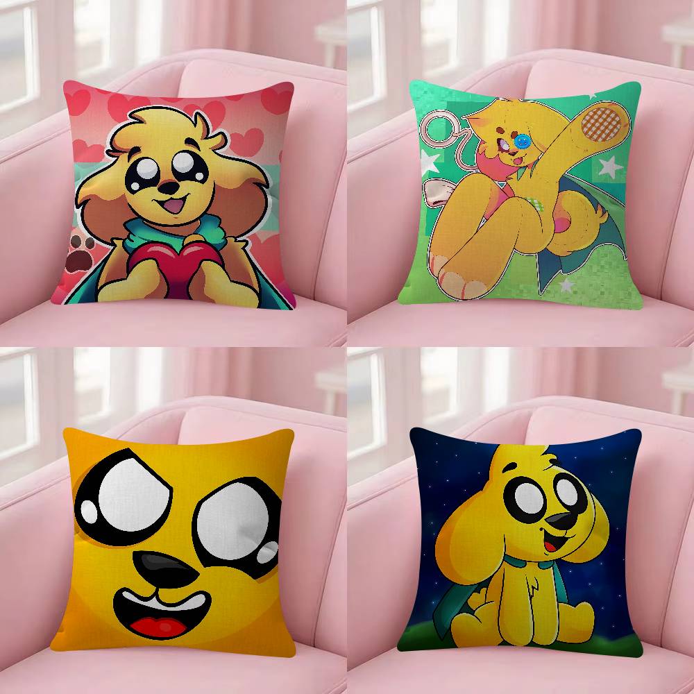 漫画風のM-MIKE C-CRACK ミニクッションカバー  - Home Textiles Inc のレビューと価格
