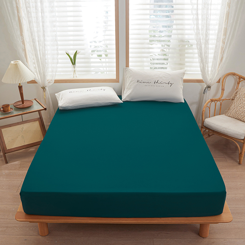 寝室用無地ボックスシーツ 1 枚 100% ポリエステル弾性 - Bed Sheet Microfiber のレビューと価格