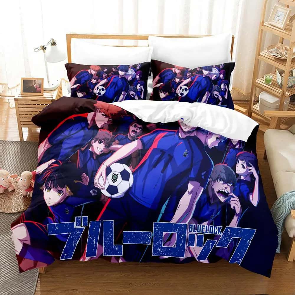 ファッション3Dプリントアニメブルーロック寝具セット 男の子 - Home Textiles Bedding のレビューと価格