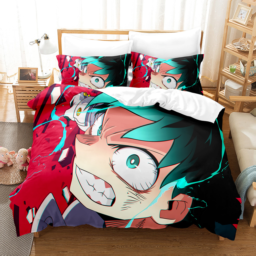 アニメ僕のヒーローアカデミア 3D プリント寝具セット漫画布 - Home Textiles Bedding のレビューと価格