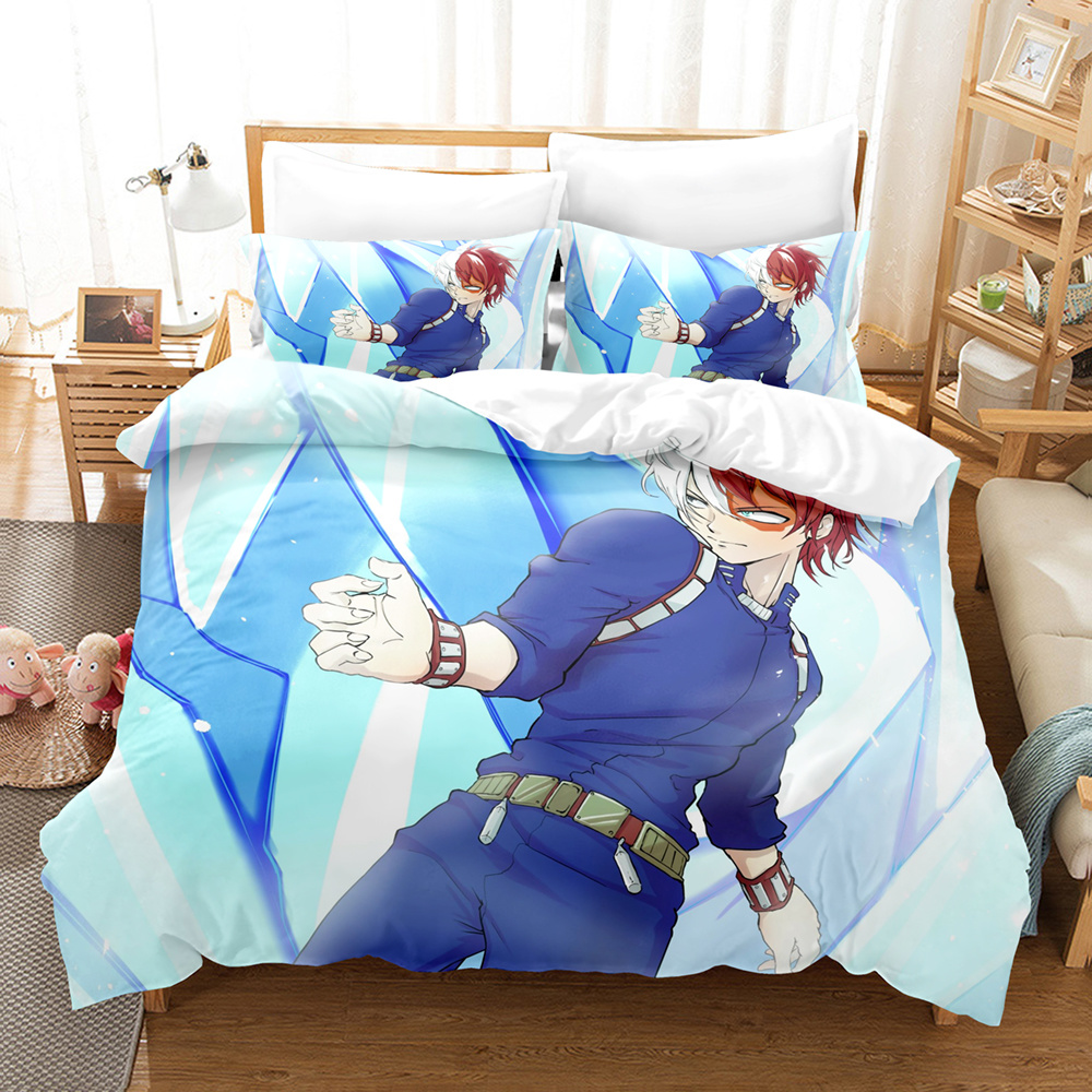 アニメ僕のヒーローアカデミア 3D プリント寝具セット漫画布 - Home Textiles Bedding のレビューと価格