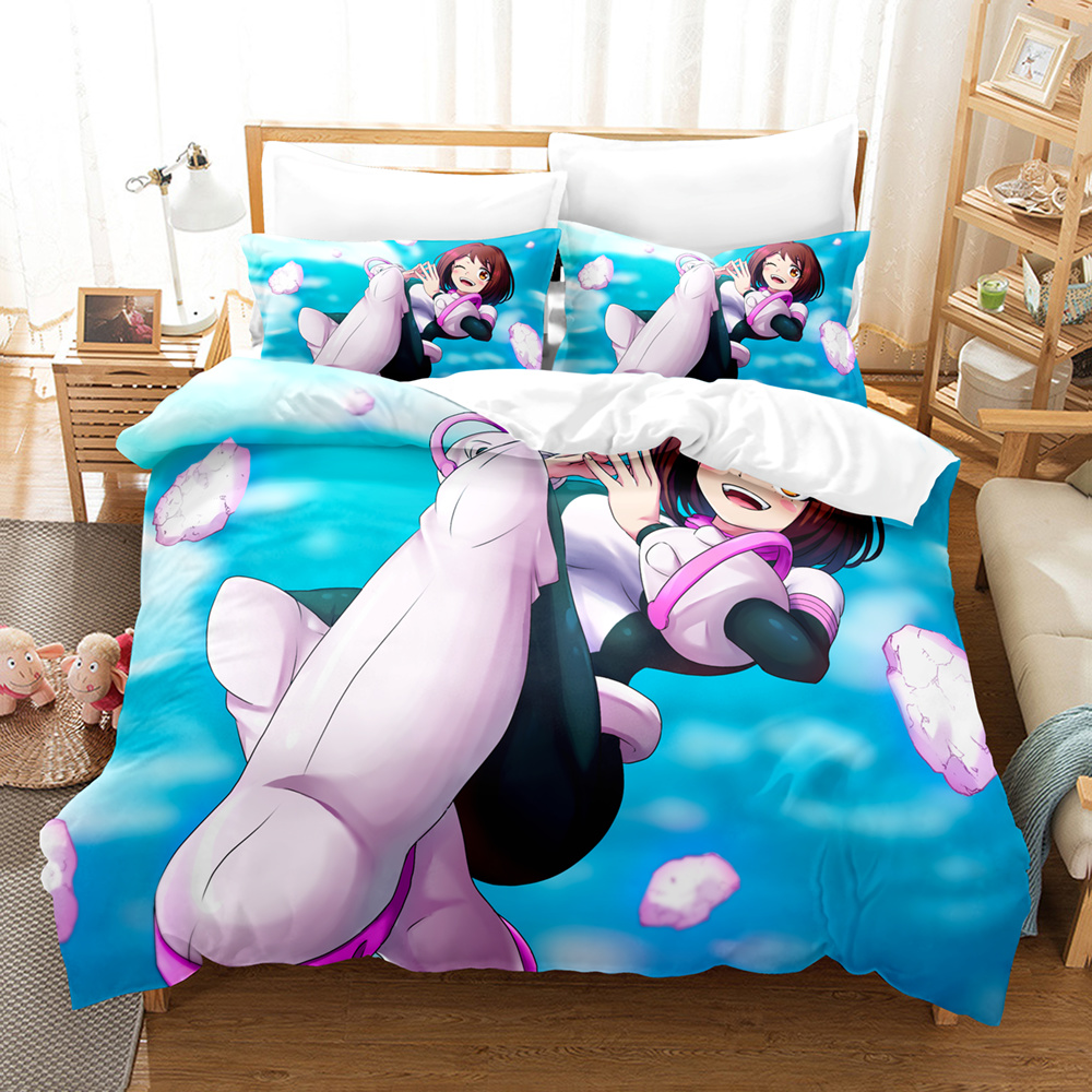 アニメ僕のヒーローアカデミア 3D プリント寝具セット漫画布 - Home Textiles Bedding のレビューと価格