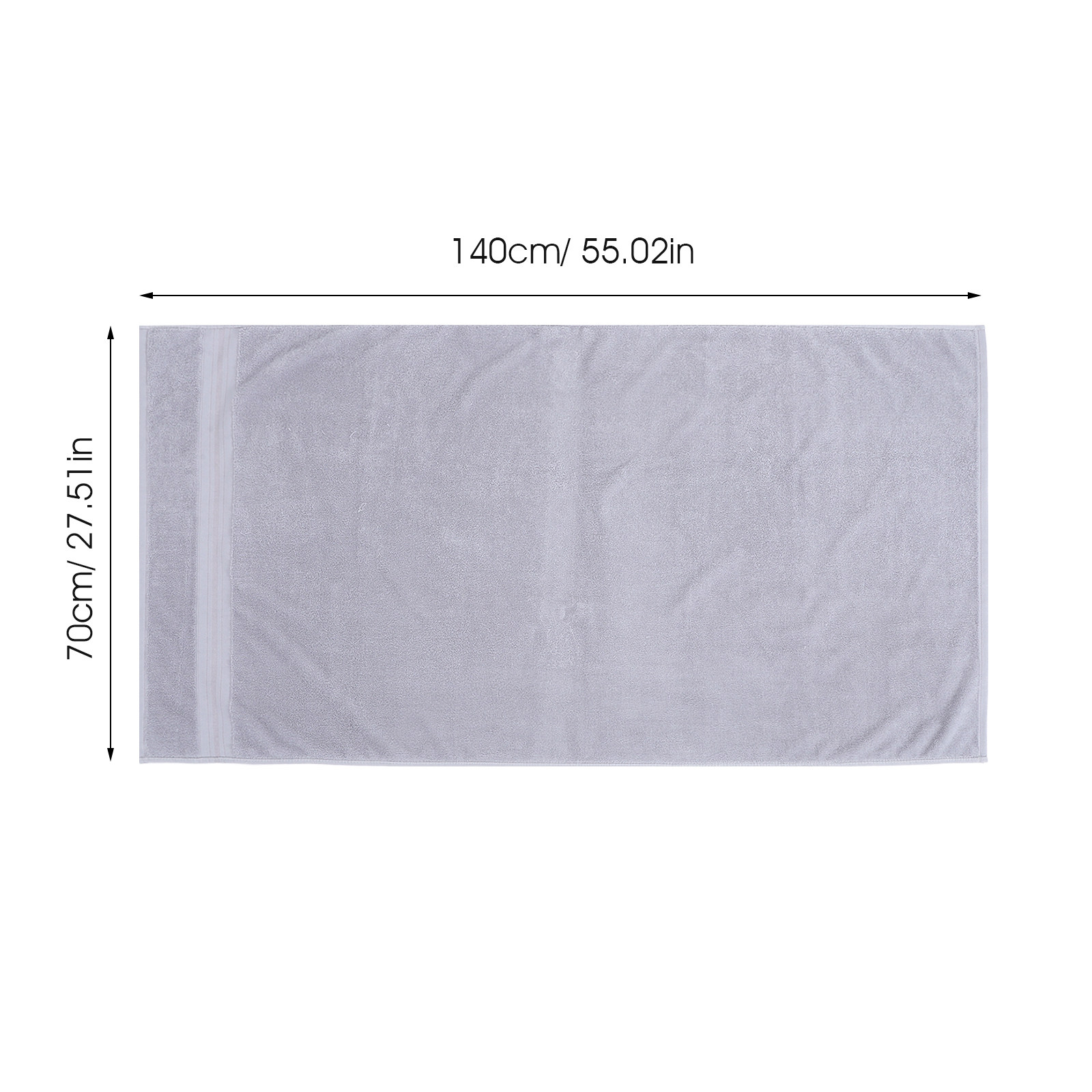 純綿バスタオル 大サイズ 70x140cm ソフト吸水性コッ - Home Textiles Pakistan のレビューと価格