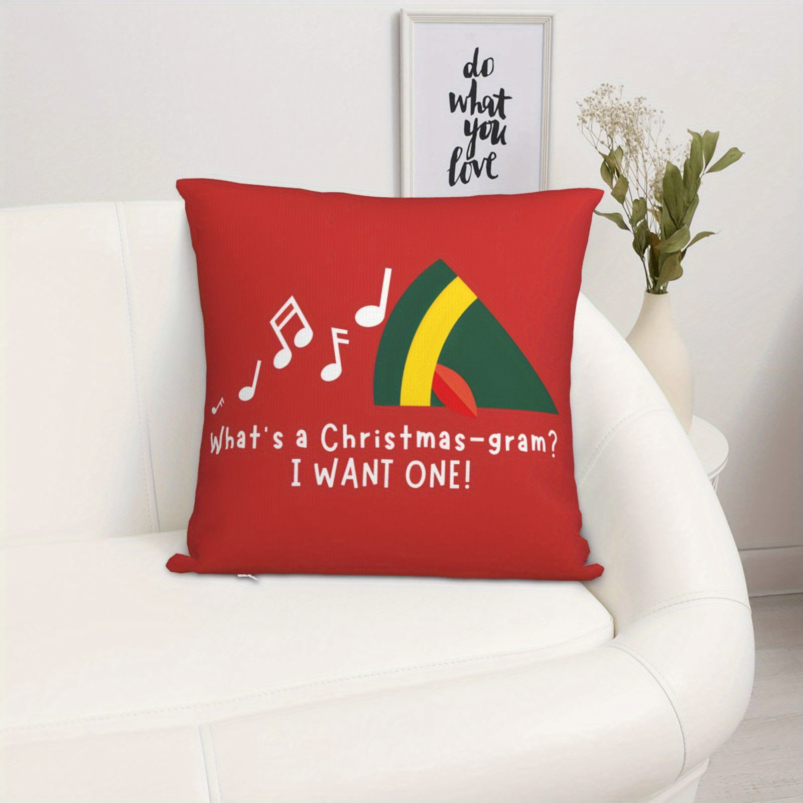 クリスマス枕カバー1枚 - バディ・ザ・エルフ「クリスマスと - Pillow Insert 18X18 のレビューと価格